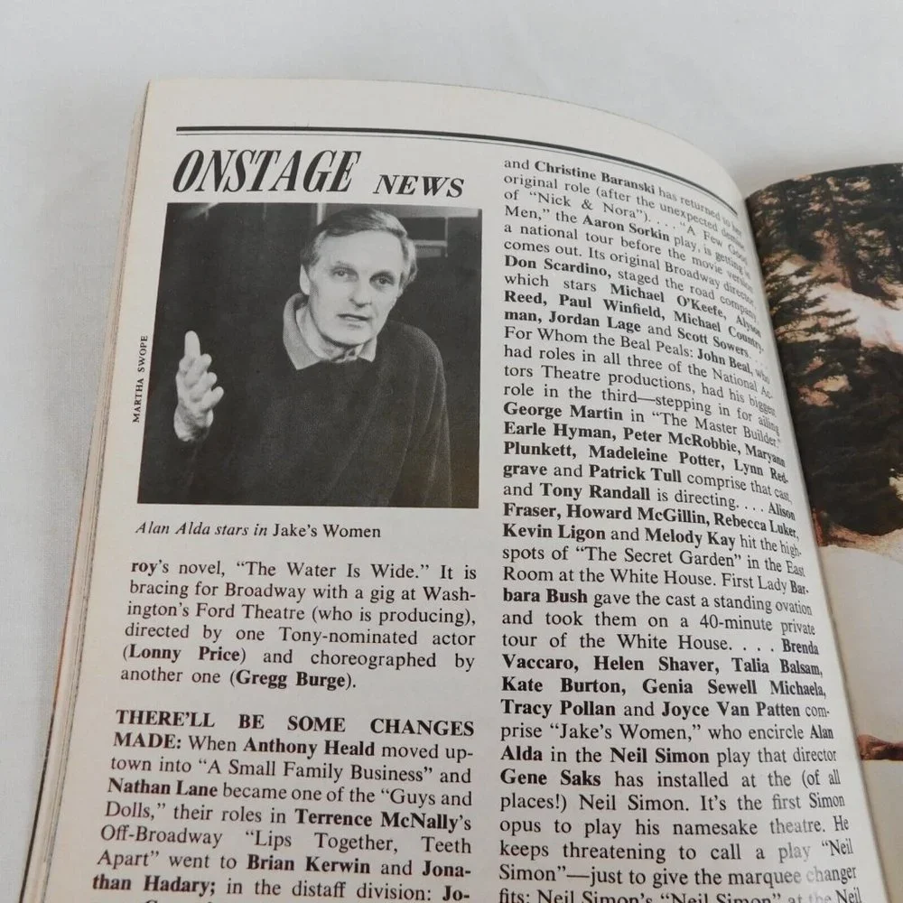 Playbill National Theatre Magazine April 1992 Judd Hirsch Ginger Rogers Blue Man - Picture 7 of 8